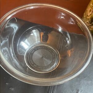 Pyrex Clear Glass Mixing Bowl - Transparent Glass